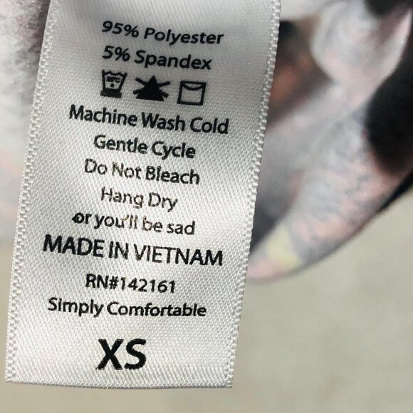 LuLaRoe Cassie pencil skirt geometric pattern black white polyester size xs READ - Picture 6 of 8